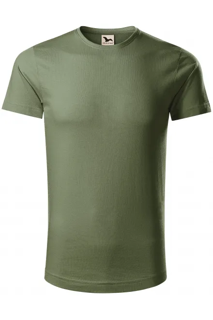 Bio pamut férfi póló - khaki, L