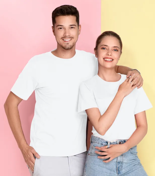 Könnyű, rövid ujjú póló, fehér