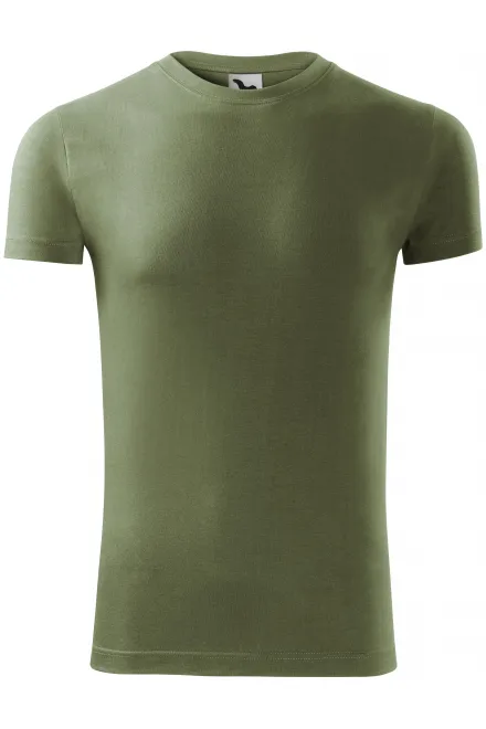 Férfi divatos póló - khaki, 2XL