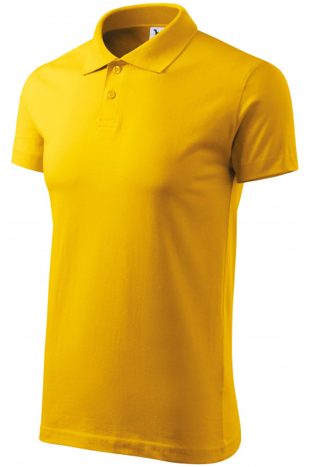 Férfi egyszerű póló, sárga