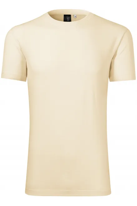 Férfi póló merinó gyapjúból - mandula, M