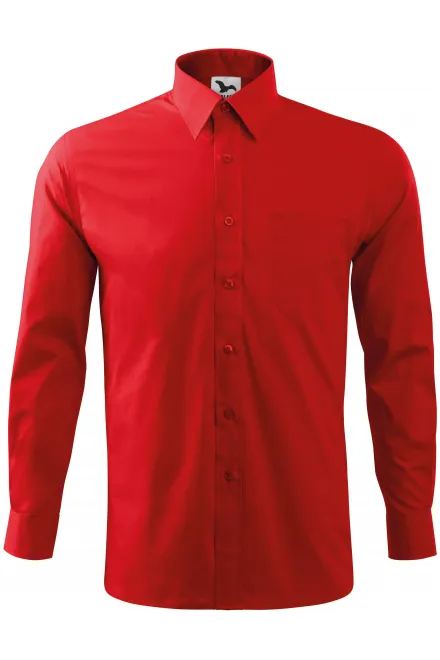 Hosszú ujjú férfi ing - piros, 3XL