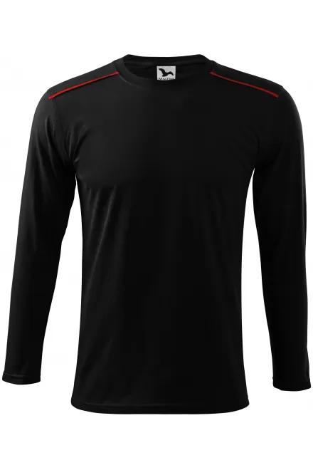 Hosszú ujjú póló - fekete, 3XL