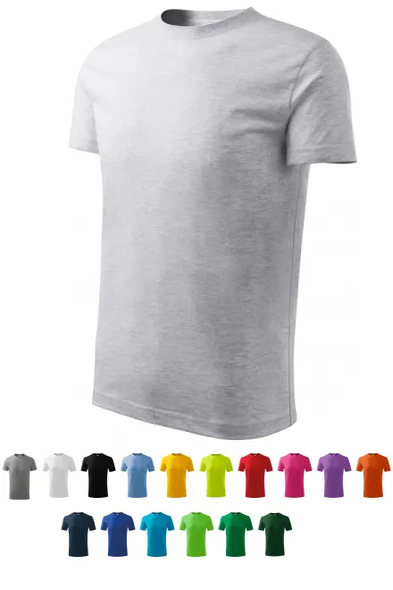 Gyermek könnyű póló, világosszürke márvány