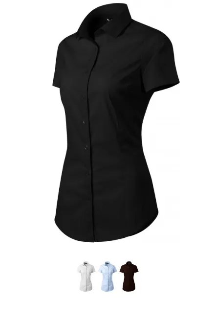Női blúz Slim fit, fekete