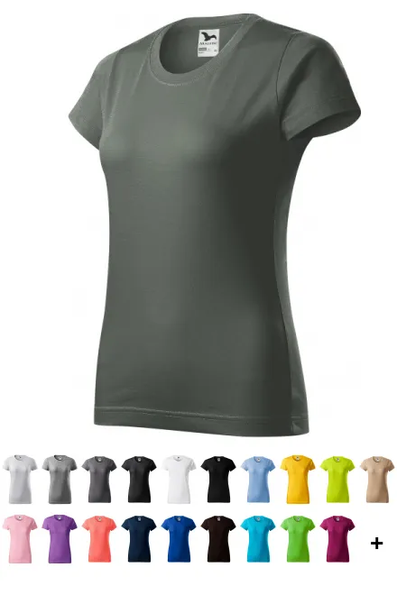 Női egyszerű póló, sötét pala