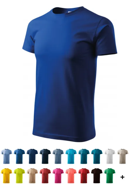 Unisex nagyobb súlyú póló, királykék