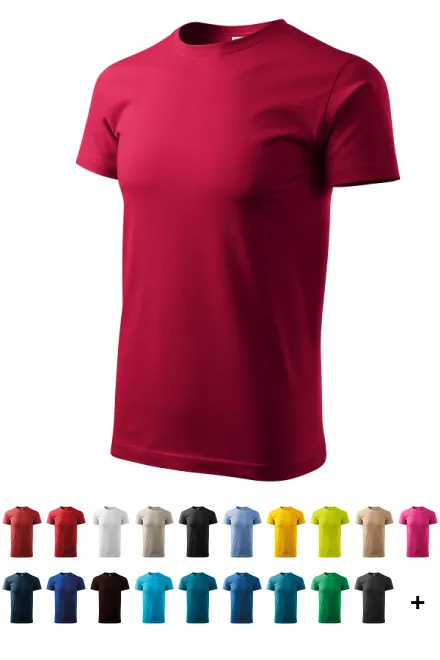 Unisex nagyobb súlyú póló, marlboro vörös