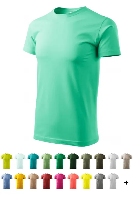 Unisex nagyobb súlyú póló, menta