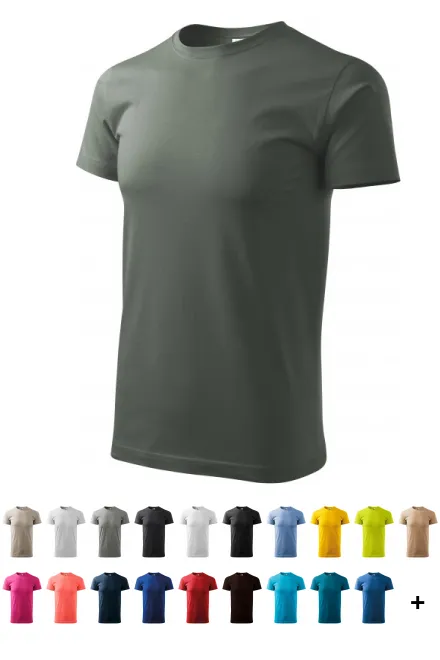 Unisex nagyobb súlyú póló, sötét pala