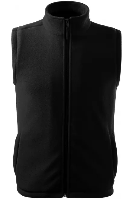 Klasszikus polár mellény - fekete, XS