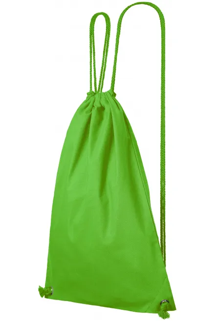 Könnyű pamut hátizsák, alma zöld