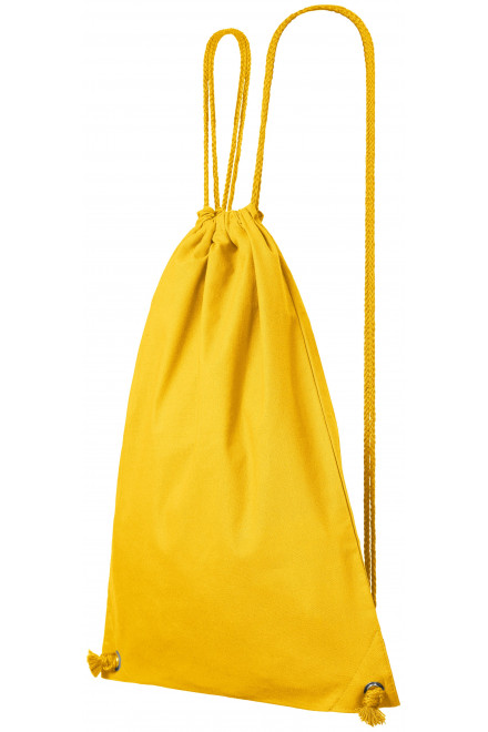 Könnyű pamut hátizsák, sárga