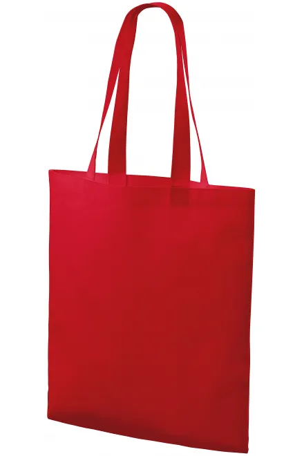 Közepes méretű bevásárló táska, piros