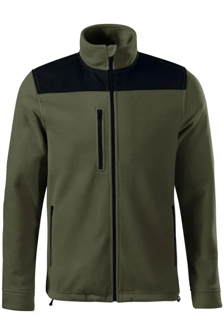 Meleg unisex polár dzseki - military, S