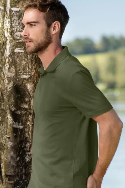 Férfi egyszerű póló, khaki