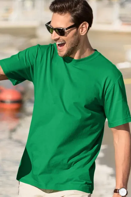 Férfi klasszikus póló, zöld fű