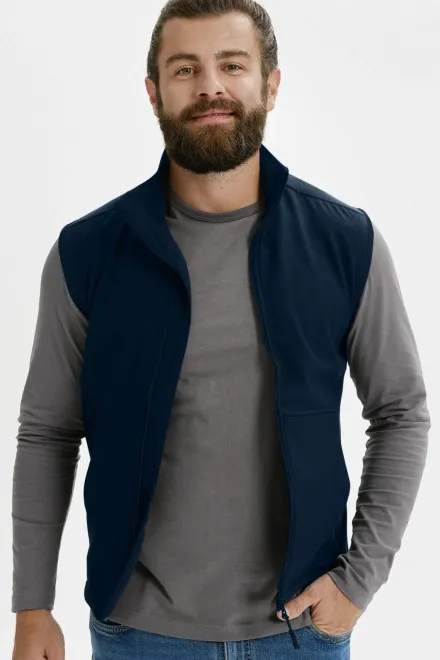 Férfi mellény, sötétkék
