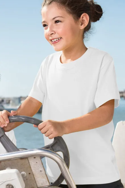 Gyermek könnyű póló, fehér