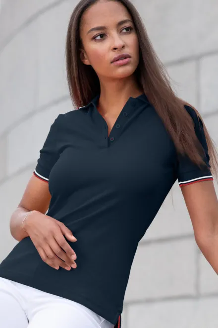 Klasszikus női póló, sötétkék