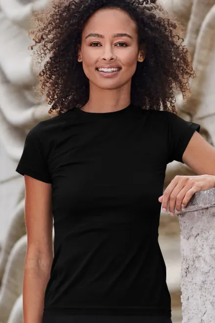 Női sport póló, fekete