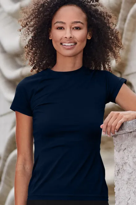 Női sport póló, sötétkék