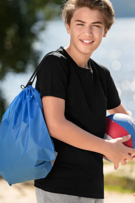 Sport póló gyerekeknek, fekete