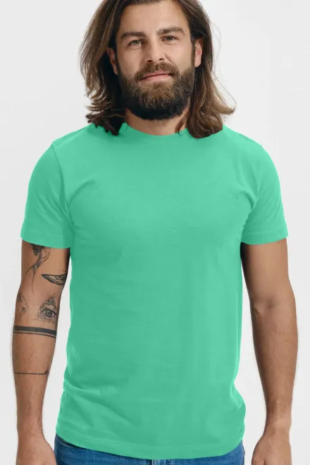 Unisex nagyobb súlyú póló, menta
