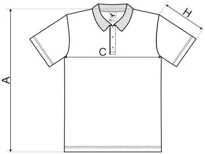 Sport póló - mérettáblázat