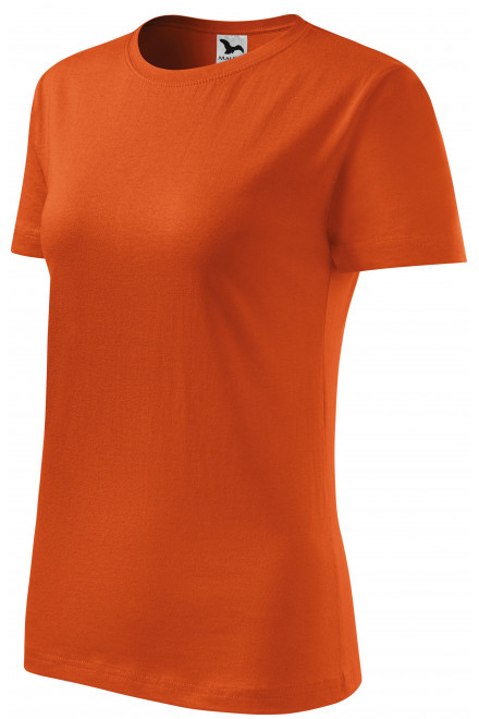 Női klasszikus póló, narancssárga, női pólók