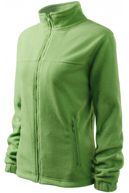 Női polár dzseki, borsózöld, női kabátok