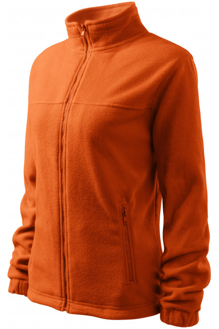 Női polár dzseki, narancssárga, női kabátok