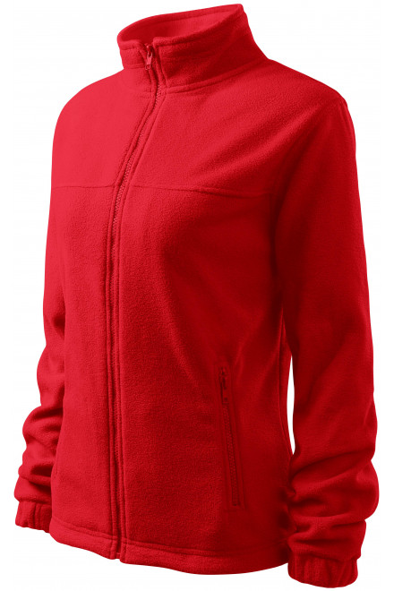 Női polár dzseki, piros, női kabátok