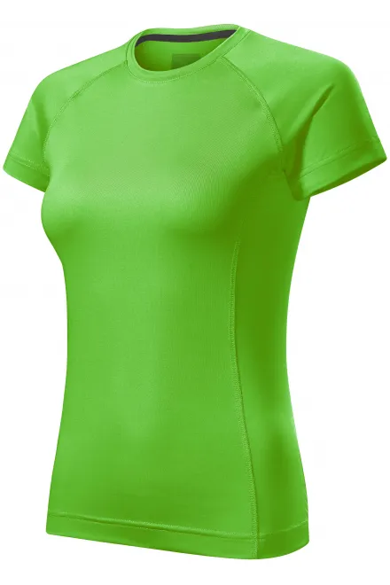 Női sport póló, alma zöld