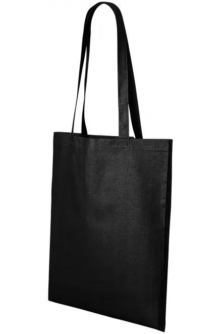 Pamut bevásárló táska, fekete