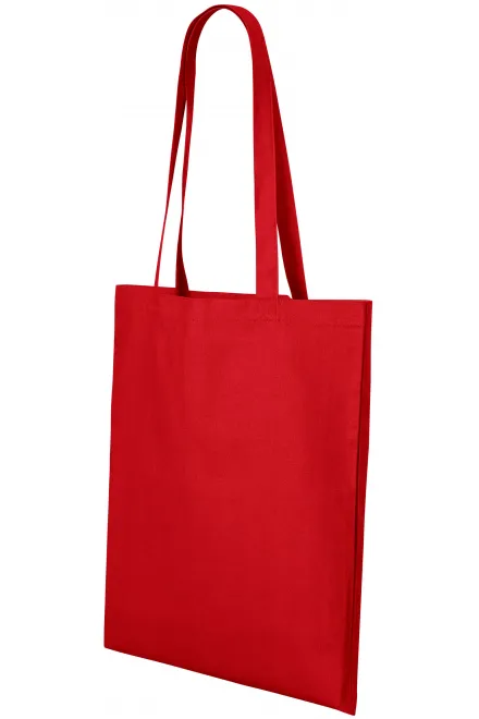 Pamut bevásárló táska, piros