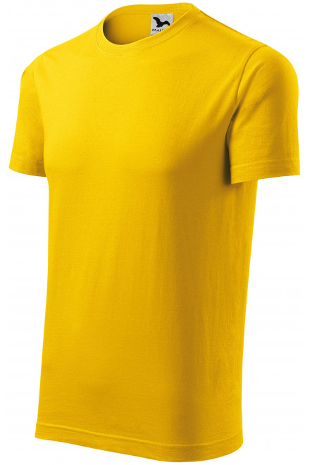 Rövid ujjú póló, sárga, pólók nyomtatáshoz