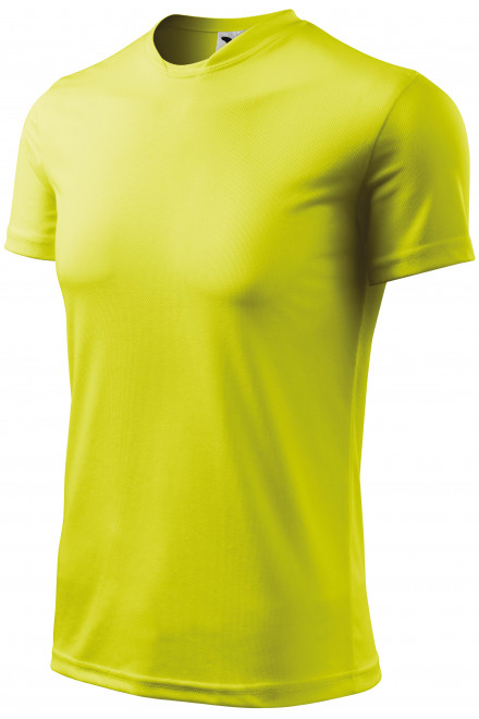 Sport póló gyerekeknek, neon sárga