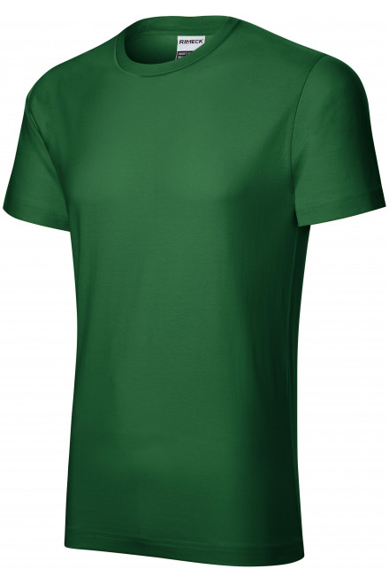 Tartós férfi póló, üveg zöld, pólók nyomtatáshoz
