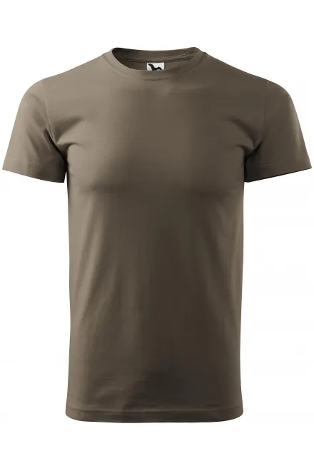 Unisex nagyobb súlyú póló - army, L