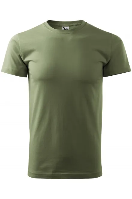 Unisex nagyobb súlyú póló - khaki, L
