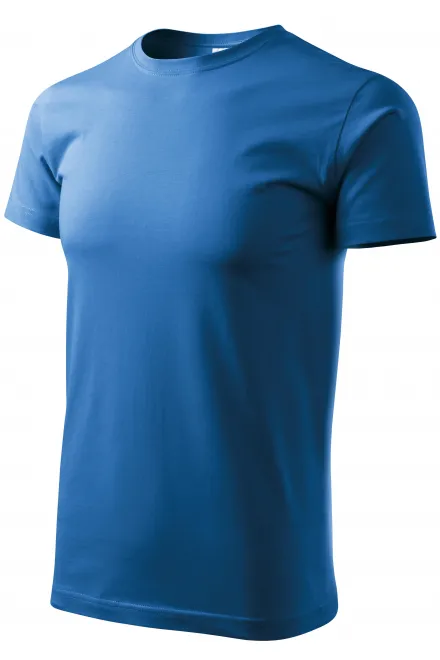 Unisex nagyobb súlyú póló, világoskék