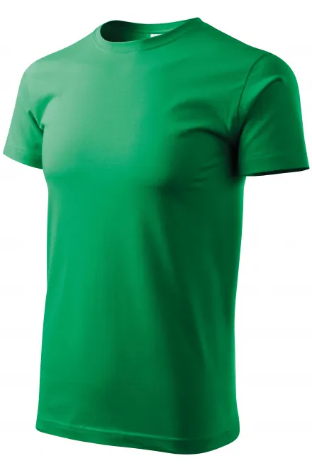 Unisex nagyobb súlyú póló, zöld fű